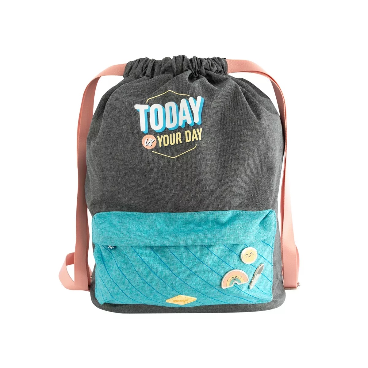 Mr. Wonderful - Mochila Saco Con Mensaje Y Diseño : Today Is Your Day En Oferta Mr. Wonderful - Mochila Saco Con Mensaje Y Diseño : Today Is Your Day Barato