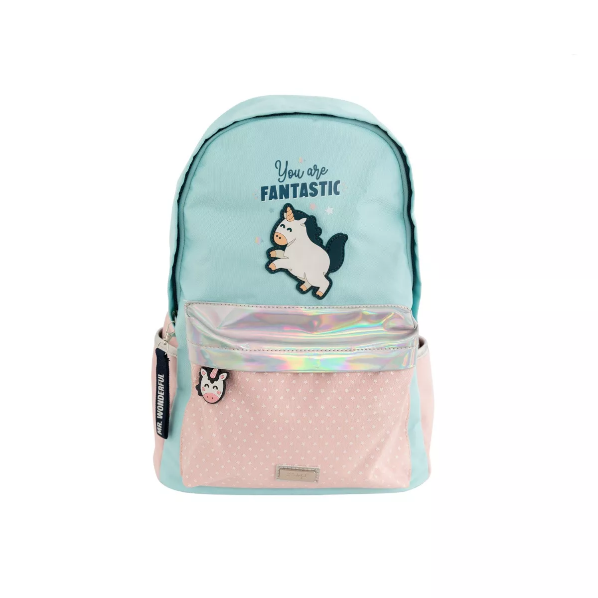 Mr. Wonderful - Mochila Unicornio Con Mensaje Y Diseño : You Are Fantastic En Oferta Mr. Wonderful - Mochila Unicornio Con Mensaje Y Diseño : You Are Fantastic Barato