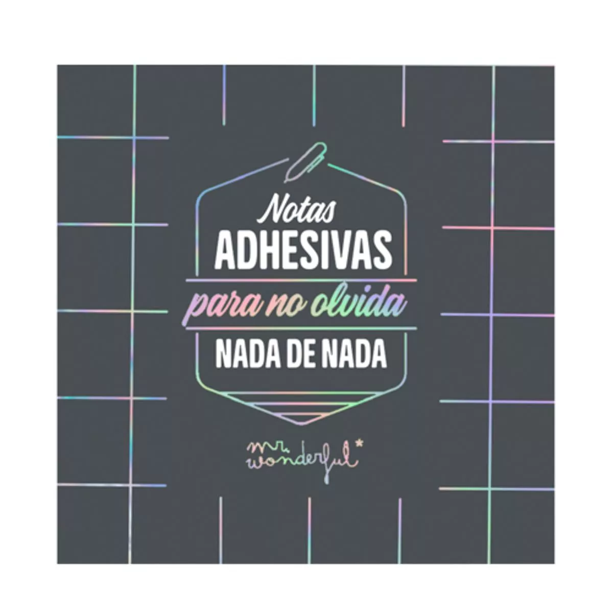 Mr. Wonderful - Notas Adhesivas Con Diseño Y Mensaje : Para No Olvidar Nada De Nada En Oferta Mr. Wonderful - Notas Adhesivas Con Diseño Y Mensaje : Para No Olvidar Nada De Nada Barato
