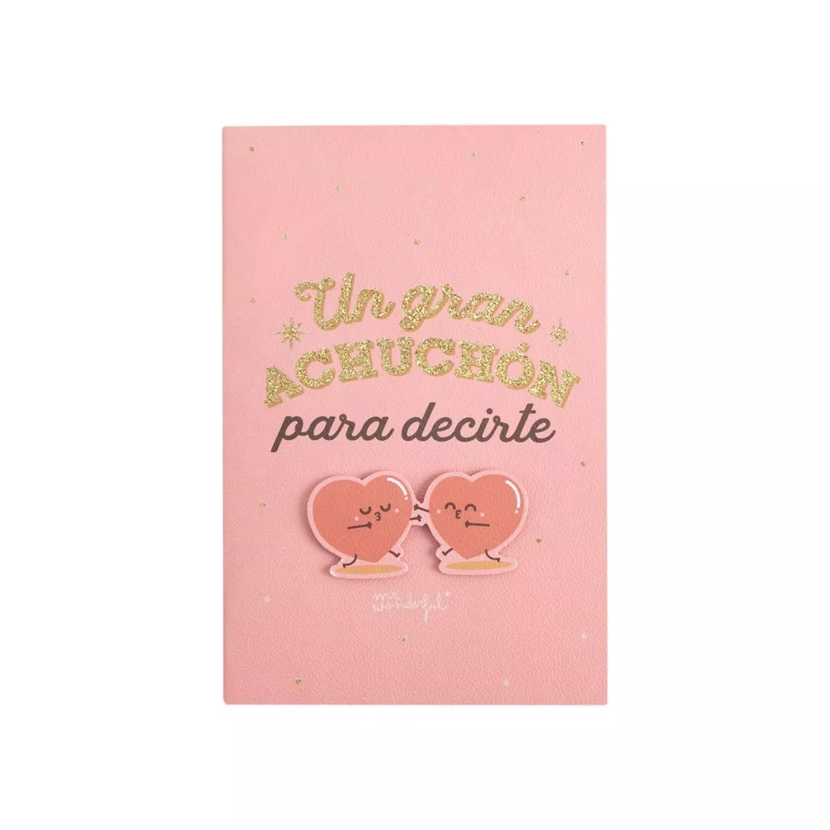 Mr. Wonderful - Tarjeta Con Mensaje Y Diseño Mr Wonderful: Un Gran Achuchón Para Decirte // Que Te Quiero Mogollón. En Oferta Mr. Wonderful - Tarjeta Con Mensaje Y Diseño Mr Wonderful: Un Gran Achuchón Para Decirte // Que Te Quiero Mogollón. Barato