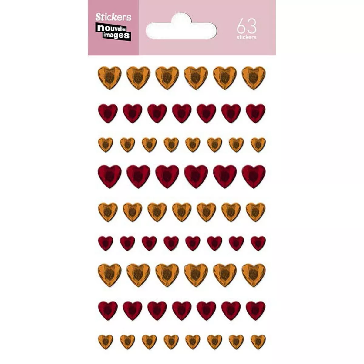 Nouvelles Images Sa - Stickers Nouvelles Images Corazones Naranja Y Rojo En Oferta Nouvelles Images Sa - Stickers Nouvelles Images Corazones Naranja Y Rojo Barato