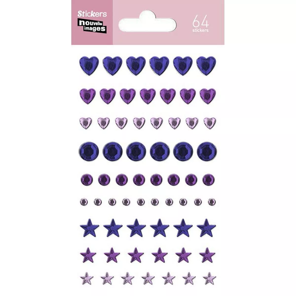 Nouvelles Images Sa - Stickers Nouvelles Images Corazones Y Puntos Lila En Oferta Nouvelles Images Sa - Stickers Nouvelles Images Corazones Y Puntos Lila Barato