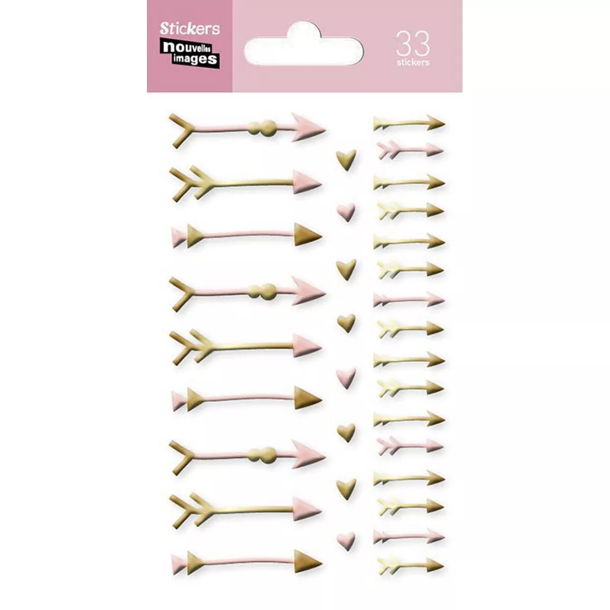 NOUVELLES IMAGES SA - Stickers Nouvelles Images Flechas Oro barato