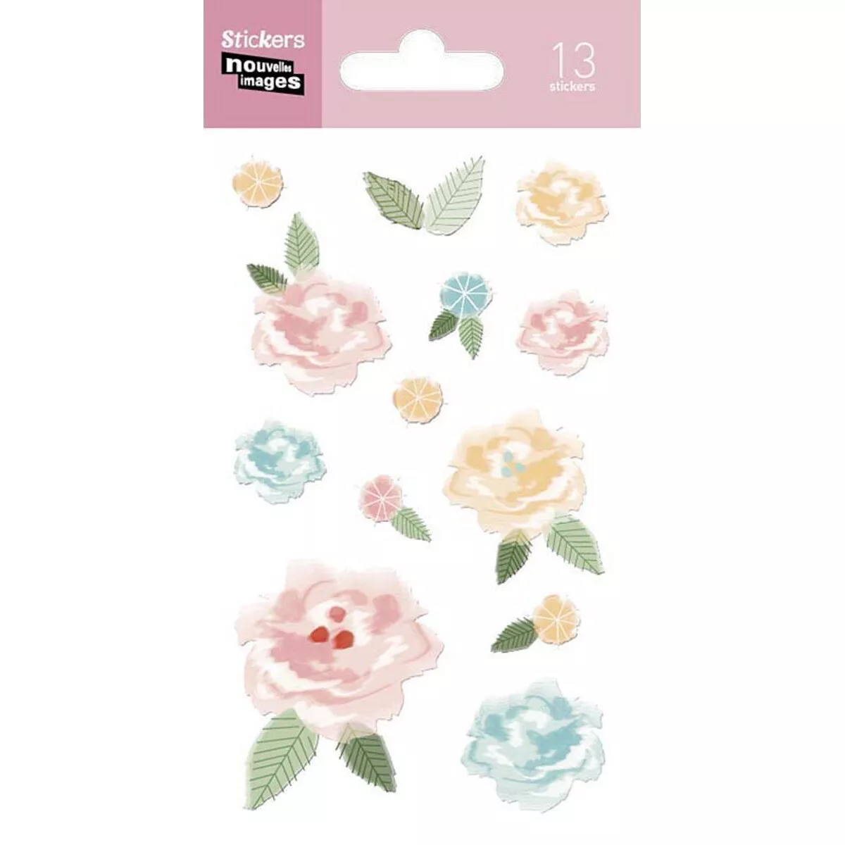 Nouvelles Images Sa - Stickers Nouvelles Images Flores Glitter En Oferta Nouvelles Images Sa - Stickers Nouvelles Images Flores Glitter Barato