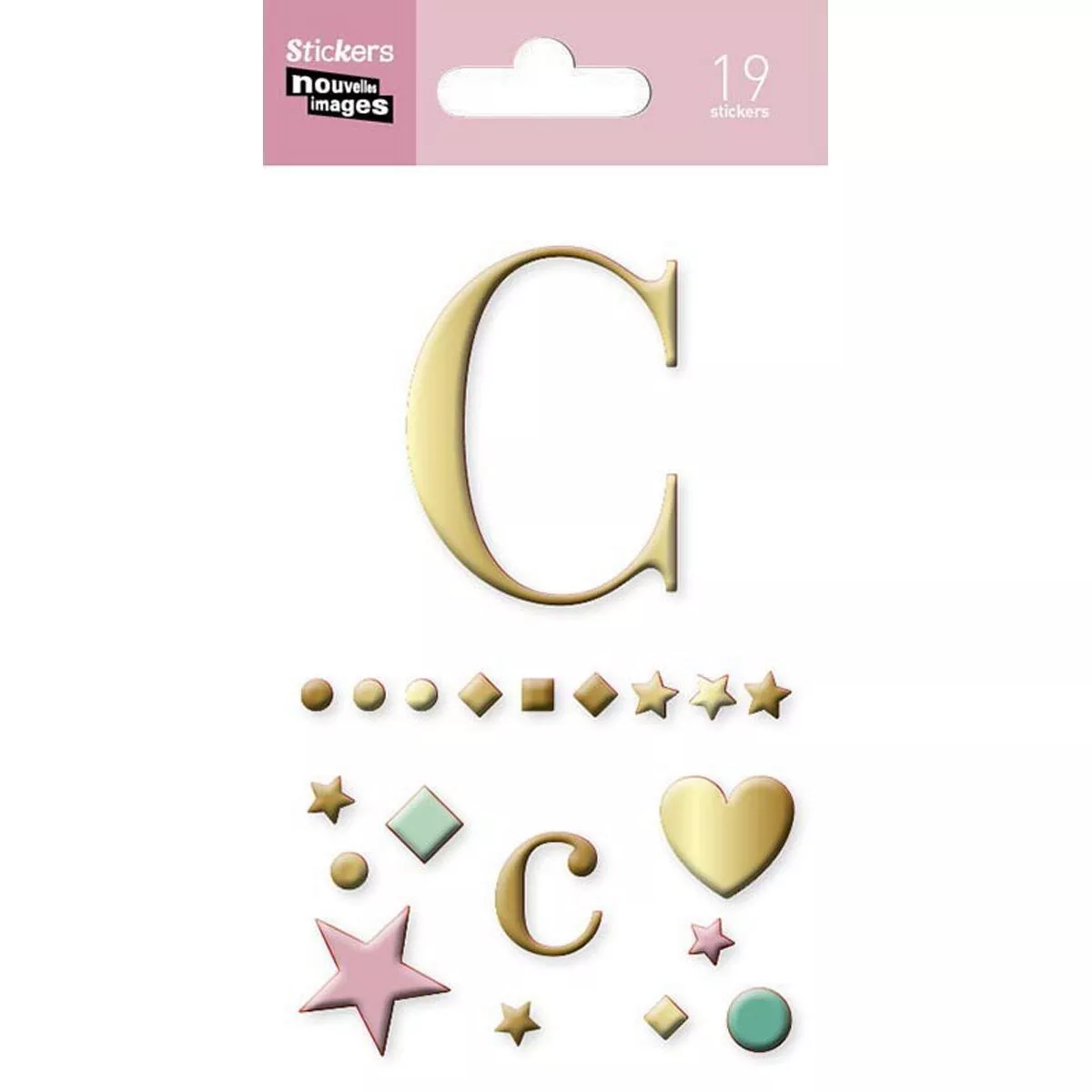 NOUVELLES IMAGES SA - Stickers Nouvelles Images Nouvelles Images Letra C barato