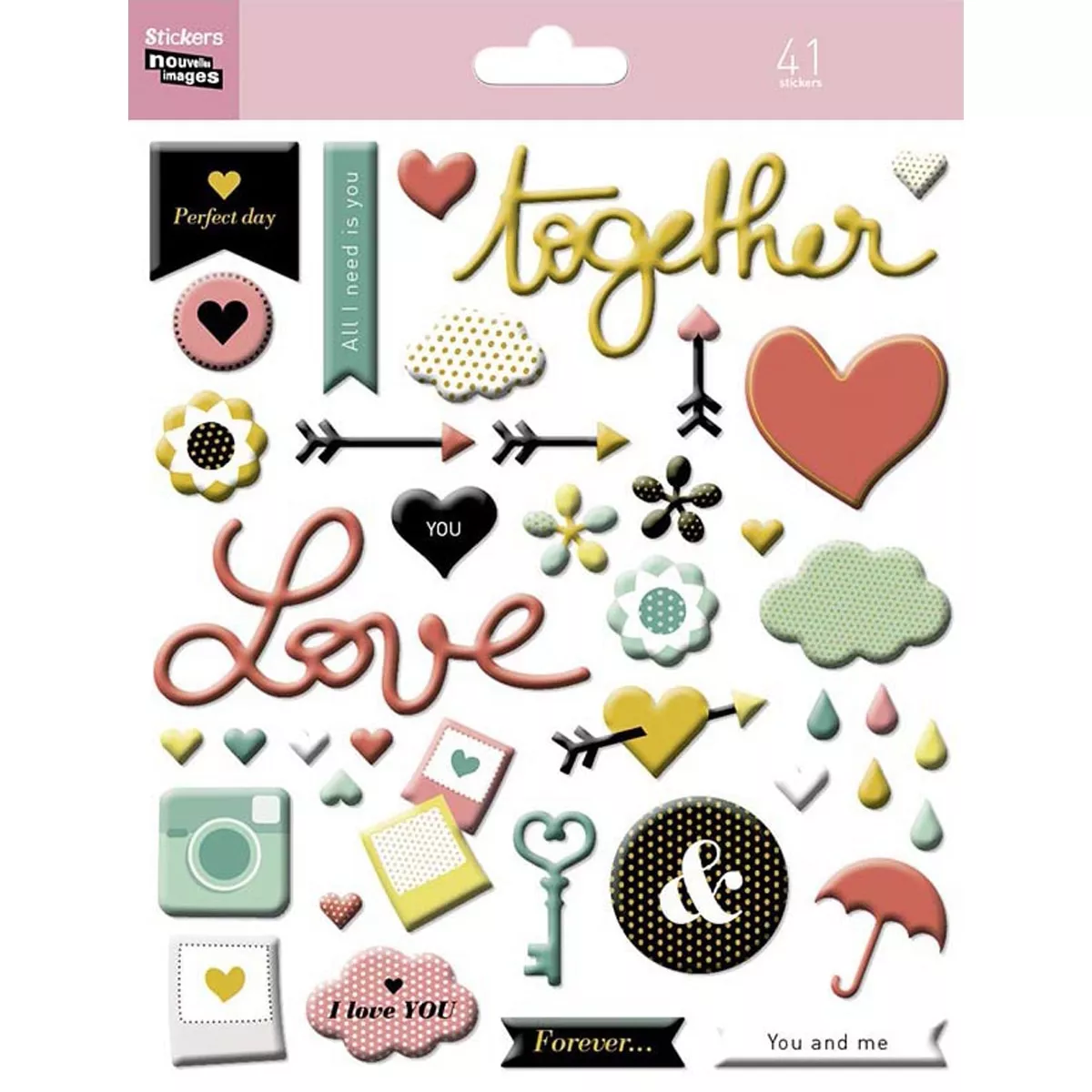 NOUVELLES IMAGES SA - Stickers Nouvelles Images Together Love barato