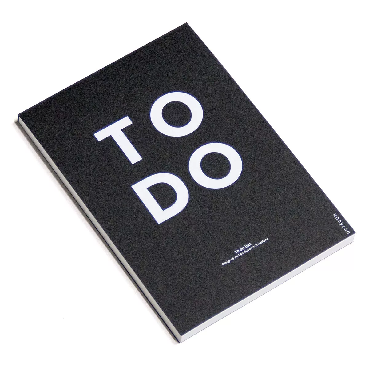 Octagon Design - Cuaderno De Tareas "To Do" A5 Hojas Rayadas Negro barato
