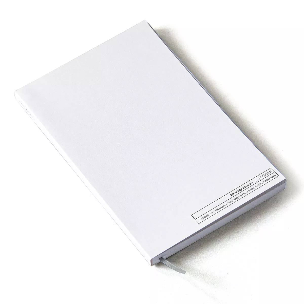 Octagon Design - Planificador Basic Book A5 Perpetuo Mes A La Vista Perpetuo Blanco En Inglés barato