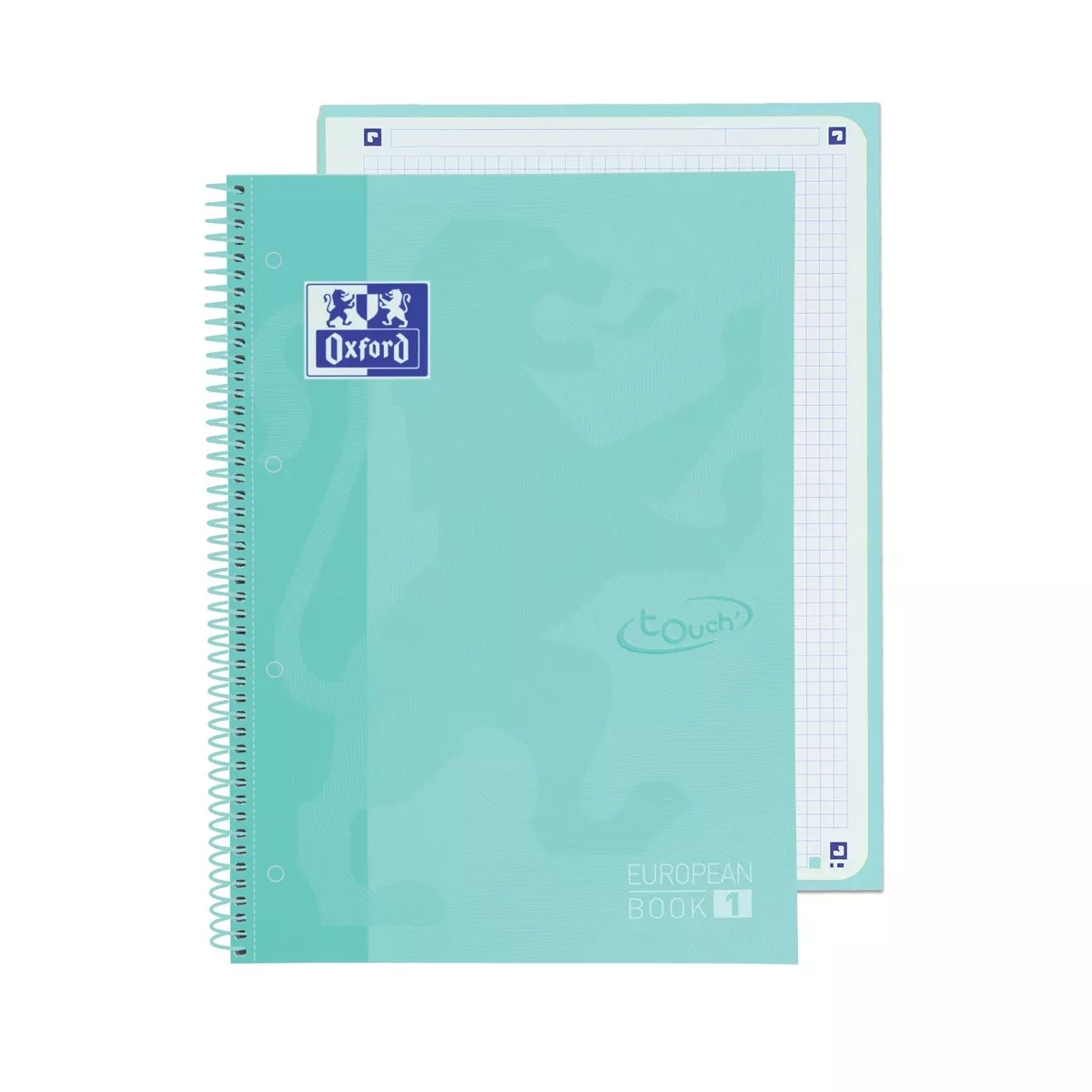Oxford - Cuaderno Espiral Microperforado Touch Pastel A4 Tapa Extra Dura 80 Hojas Cuadrícula 5Mm Touch Ice Mint Pastel En Oferta Oxford - Cuaderno Espiral Microperforado Touch Pastel A4 Tapa Extra Dura 80 Hojas Cuadrícula 5Mm Touch Ice Mint Pastel Barato