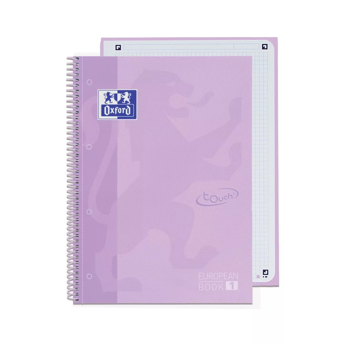 Oxford - Cuaderno Espiral Microperforado Touch Pastel A4 Tapa Extra Dura 80 Hojas Cuadrícula 5Mm Touch Malva Pastel En Oferta Oxford - Cuaderno Espiral Microperforado Touch Pastel A4 Tapa Extra Dura 80 Hojas Cuadrícula 5Mm Touch Malva Pastel Barato