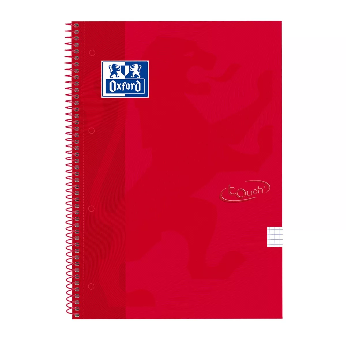 Oxford - Cuaderno Espiral Touch Vivos Tapa Extradura Folio O Carmin En Oferta Oxford - Cuaderno Espiral Touch Vivos Tapa Extradura Folio O Carmin Barato