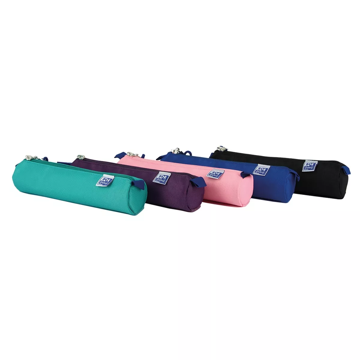 Oxford - Estuche Redondo Pequeño Poliester 22x4