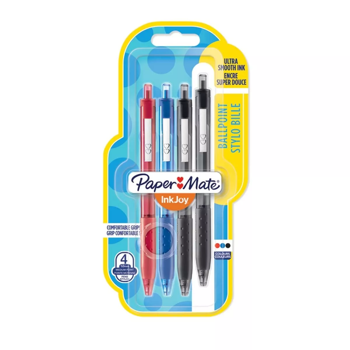 Paper Mate - Pack De 4 Bolígrafos Inkjoy 300 Rt Papermate Multicolor En Oferta Paper Mate - Pack De 4 Bolígrafos Inkjoy 300 Rt Papermate Multicolor Barato