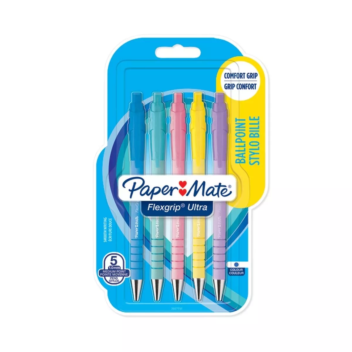 Paper Mate - Paquete De 5 Bolígrafos Flexgrip Ultra Pastel Con Tinta Azul Papermate En Oferta Paper Mate - Paquete De 5 Bolígrafos Flexgrip Ultra Pastel Con Tinta Azul Papermate Barato