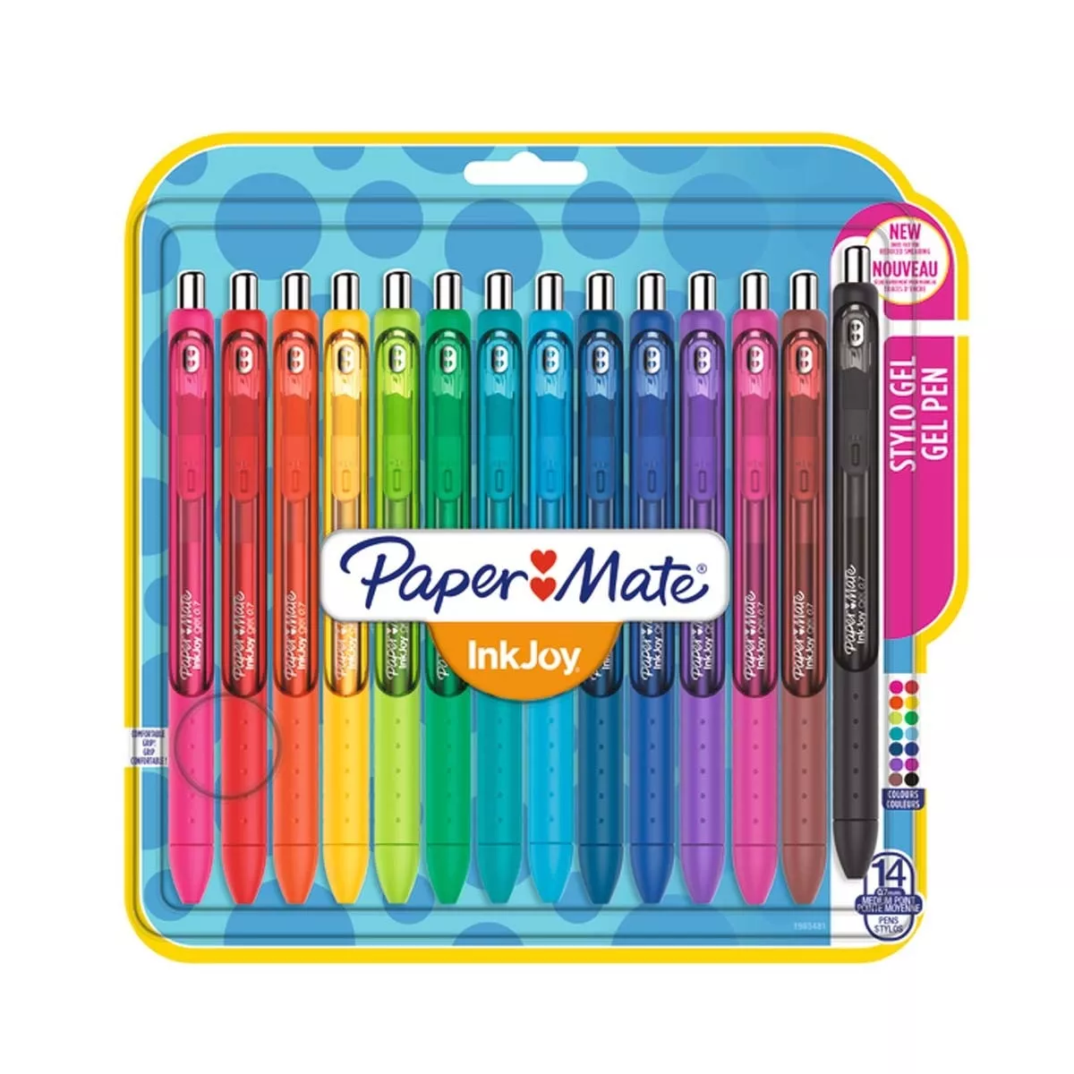 Paper Mate - Set De 14 Bolígrafos Inkjoy Gel Rt Papermate Multicolor En Oferta Paper Mate - Set De 14 Bolígrafos Inkjoy Gel Rt Papermate Multicolor Barato