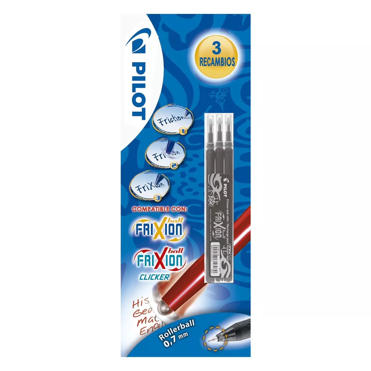 Pilot - Blister Recambio Frixion Ball Clicker Negro En Oferta Pilot - Blister Recambio Frixion Ball Clicker Negro Barato