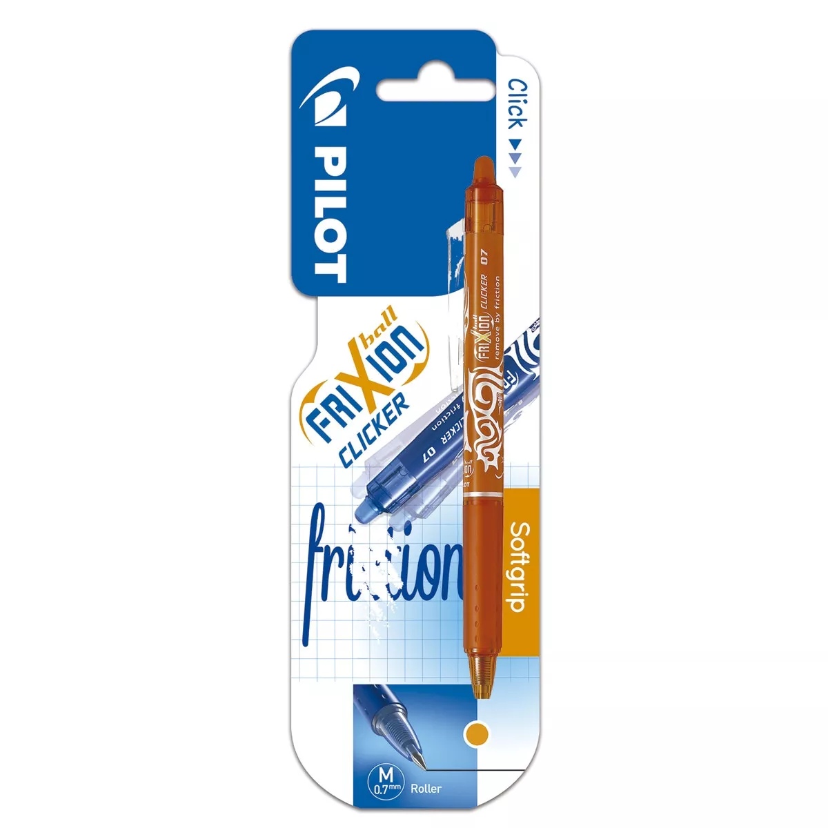 PILOT - Bolígrafo Borrable Retráctil Frixion Clicker Naranja barato