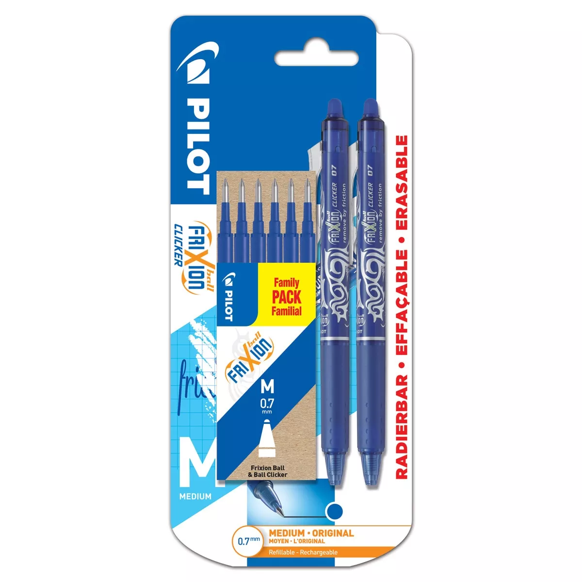 Pilot - Bolígrafo Borrable Y Retráctil Con Set De 3 Recambios Frixion Clicker Azul En Oferta Pilot - Bolígrafo Borrable Y Retráctil Con Set De 3 Recambios Frixion Clicker Azul Barato