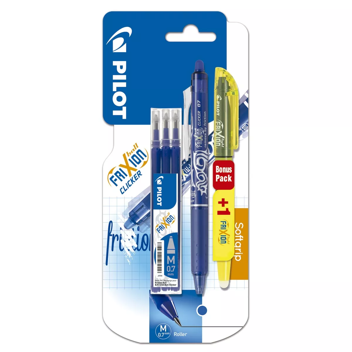 Pilot - Bolígrafo Con Recambios Y Fluorescente Frixion Clicker Azul En Oferta Pilot - Bolígrafo Con Recambios Y Fluorescente Frixion Clicker Azul Barato