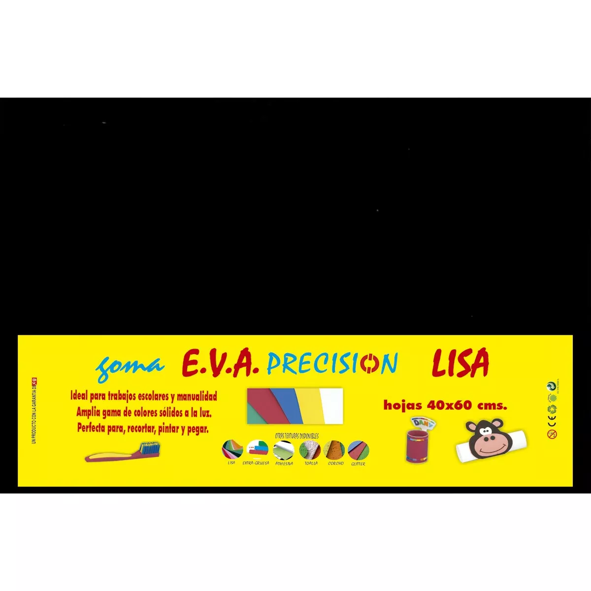 Precision - Hoja Goma Eva Color Negro 40X60 Centimetros En Oferta Precision - Hoja Goma Eva Color Negro 40X60 Centimetros Barato