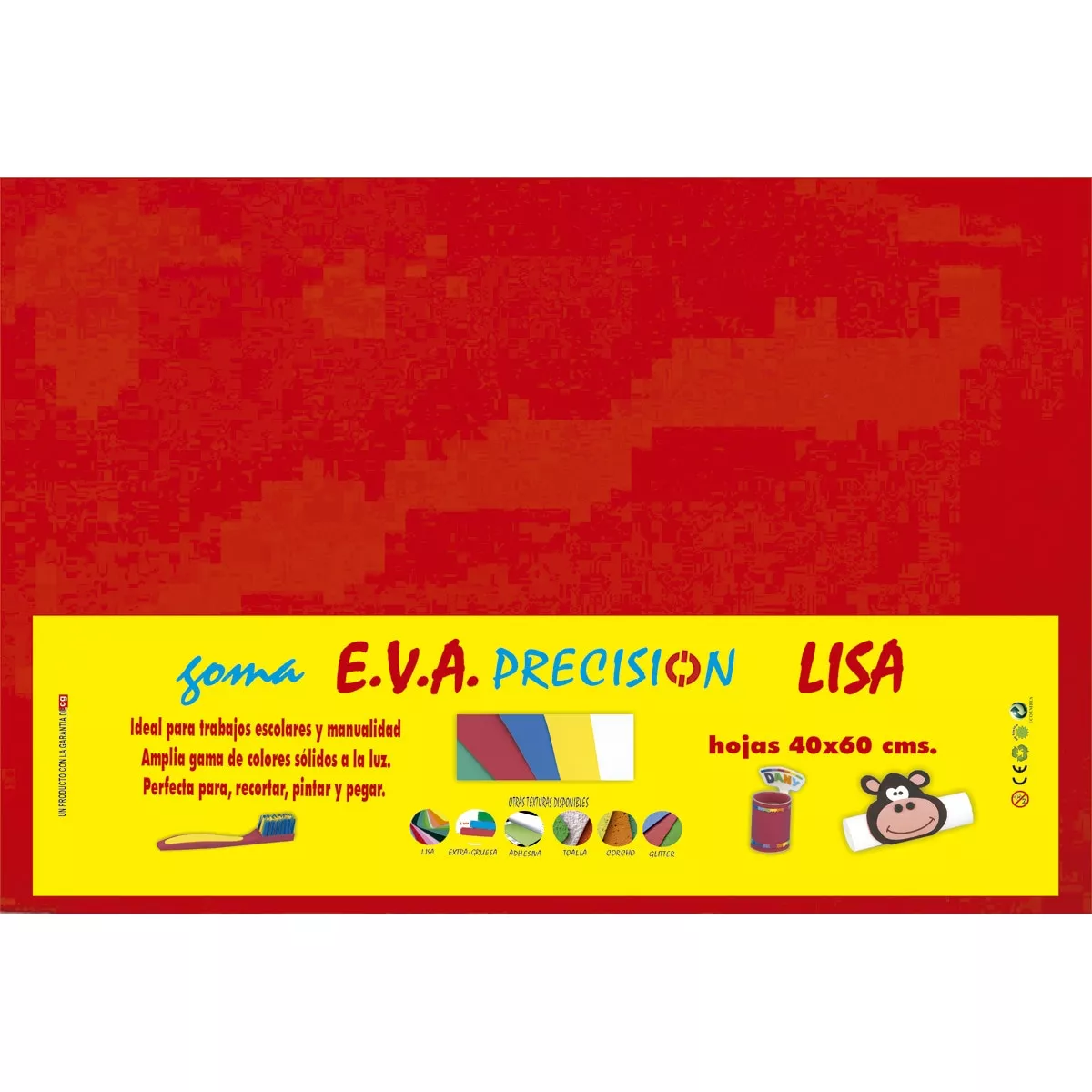 Precision - Hoja Goma Eva Color Rojo 40X60 Centimetros En Oferta Precision - Hoja Goma Eva Color Rojo 40X60 Centimetros Barato