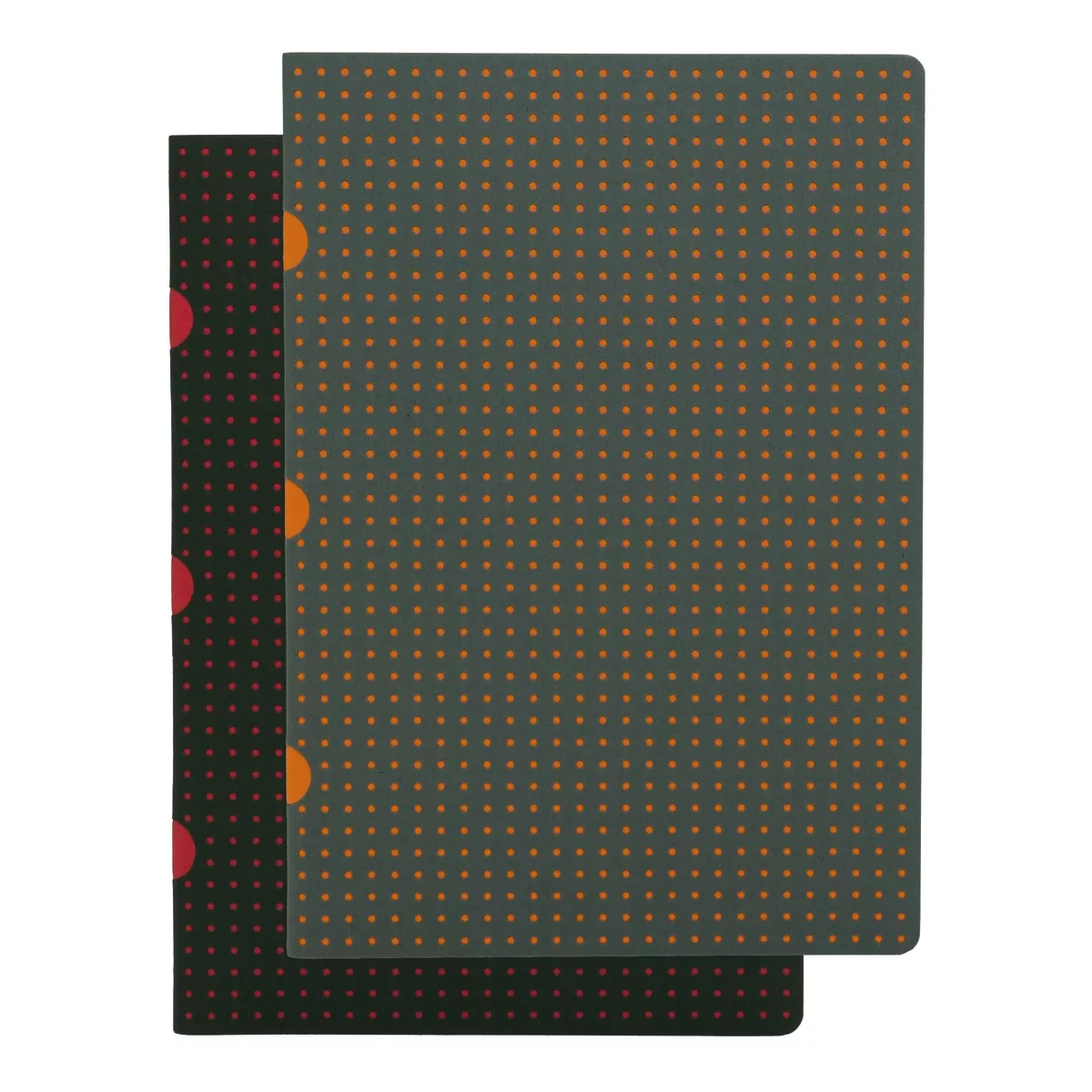 Paper-Oh - Pack 2 Libretas Cahier Círculo A5 Lisa Negro Y Rojo / Gris Y Naranja En Oferta Paper-Oh - Pack 2 Libretas Cahier Círculo A5 Lisa Negro Y Rojo / Gris Y Naranja Barato