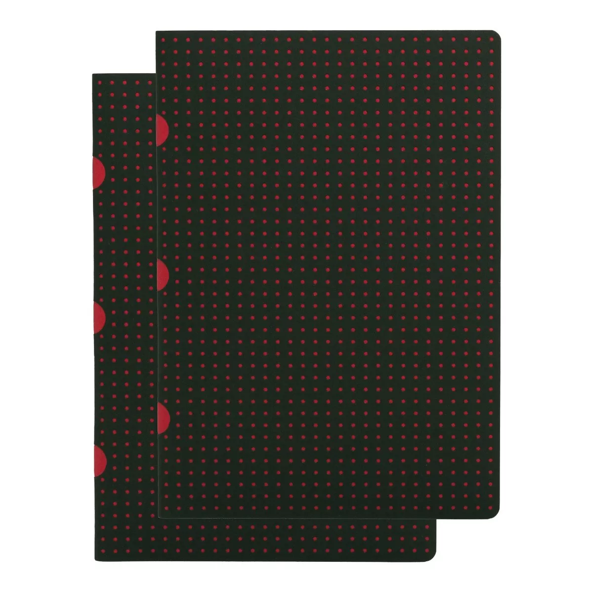 Paper-oh - Pack 2 Libretas Cahier Círculo A5 Milimetrado Negro Y Rojo barato