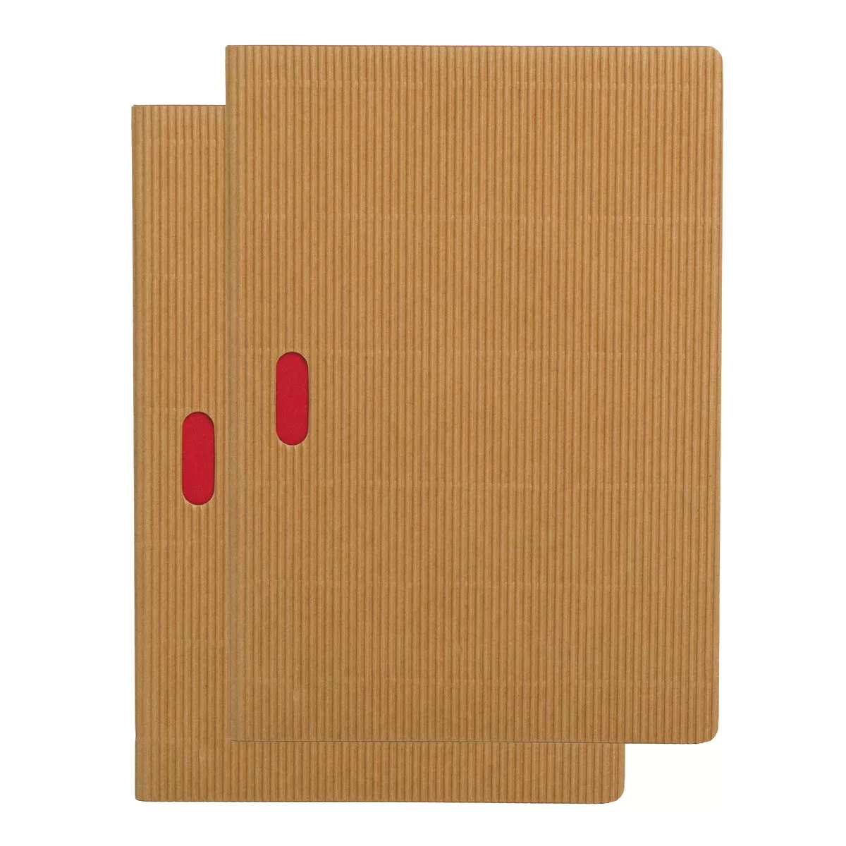Paper-Oh - Pack 2 Libretas Cahier Ond. A5 Lisa Natural Y Rojo En Oferta Paper-Oh - Pack 2 Libretas Cahier Ond. A5 Lisa Natural Y Rojo Barato