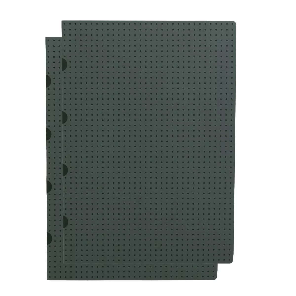 Paper-oh - Pack 2 Libretas Milimetrado A4 Cahier Circulo Gris Sobre Naranja barato