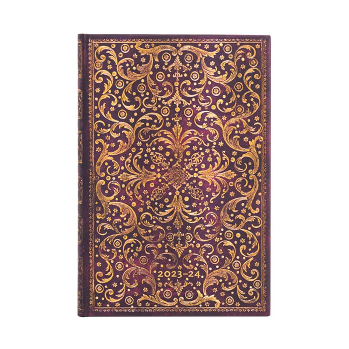 Paperblanks - Agenda Flexi De 13 Meses (Jul 23 - Jul 24) Aurelia Mini(9,5 X 14Cm) Horizontal Semana Vista Dorados Y Rojos Español En Oferta Paperblanks - Agenda Flexi De 13 Meses (Jul 23 - Jul 24) Aurelia Mini(9