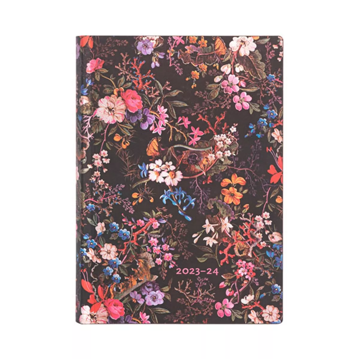 Paperblanks - Agenda Flexi De 18 Meses (jul 23 - Dic 24) Floralia Midi(13 X 18cm) Horizontal Semana Vista Multicolor Español barato