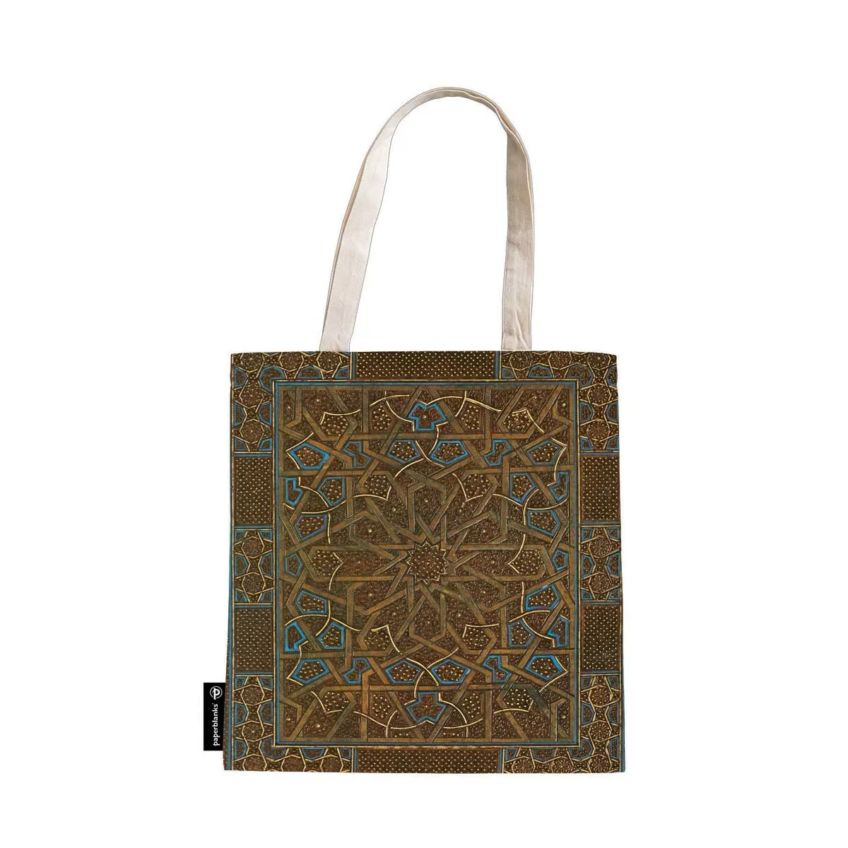 Paperblanks - Bolsa De Algodón Bolsillo Interior Con Cremallera Estrella De Medianoche Ocres En Oferta Paperblanks - Bolsa De Algodón Bolsillo Interior Con Cremallera Estrella De Medianoche Ocres Barato