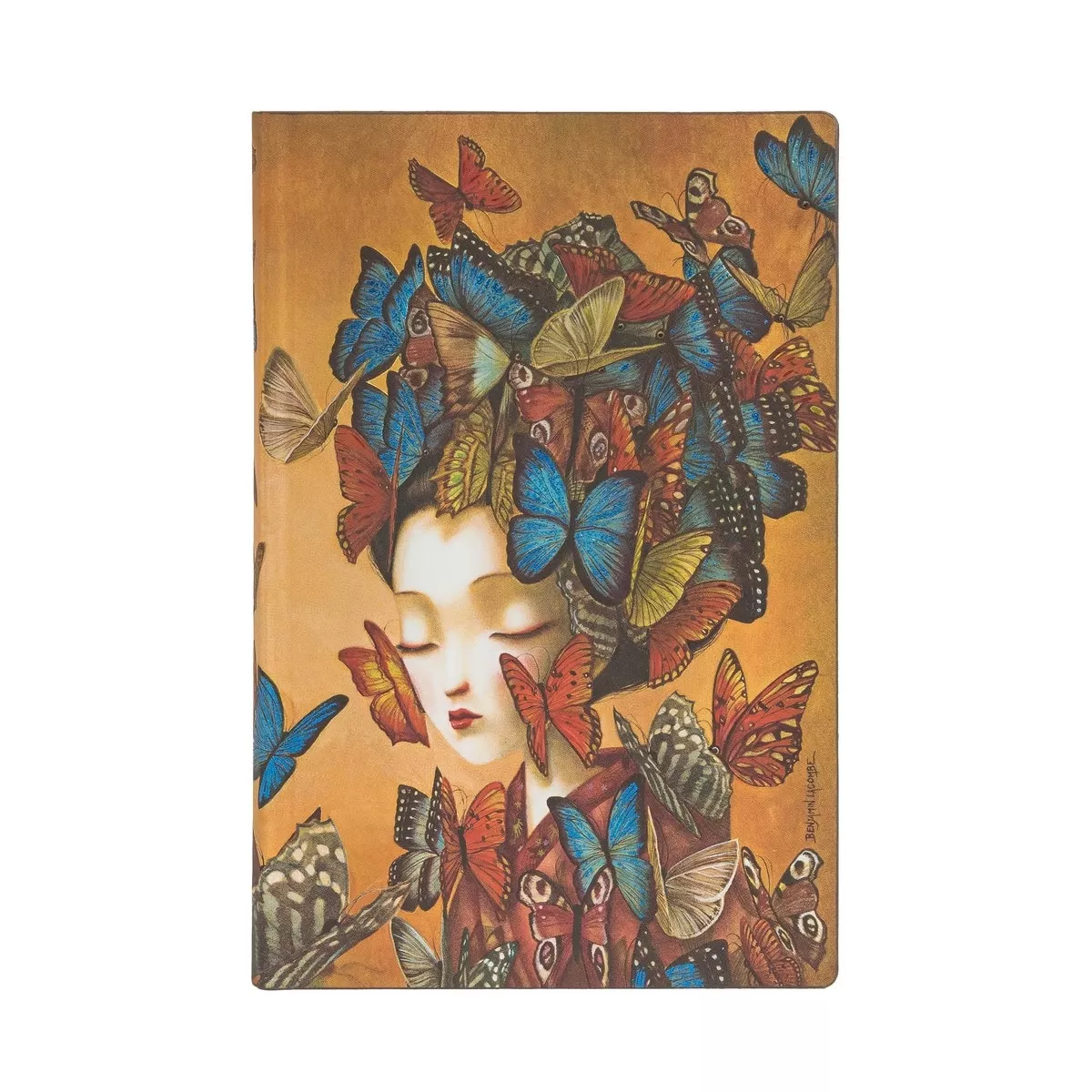 Paperblanks - Libreta Flexi Madama Butterfly Mini (95 × 140) Rayada Marrón En Oferta Paperblanks - Libreta Flexi Madama Butterfly Mini (95 × 140) Rayada Marrón Barato