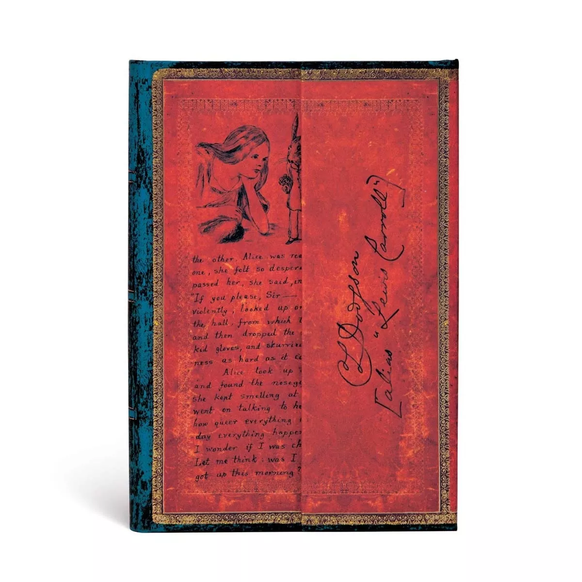 Paperblanks - Libreta Mini Rayado Horizontal Cierre Con Solapa Magnética Lewis Carroll-Alicia En El País De Las Maravillas Teja En Oferta Paperblanks - Libreta Mini Rayado Horizontal Cierre Con Solapa Magnética Lewis Carroll-Alicia En El País De Las Maravillas Teja Barato