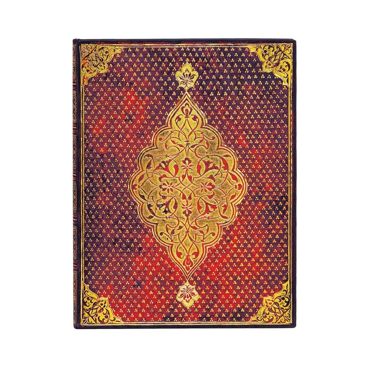 Paperblanks - Libreta Ultra Liso Cierre Con Banda Elástica Trifolio Dorado Dorados Y Rojos En Oferta Paperblanks - Libreta Ultra Liso Cierre Con Banda Elástica Trifolio Dorado Dorados Y Rojos Barato