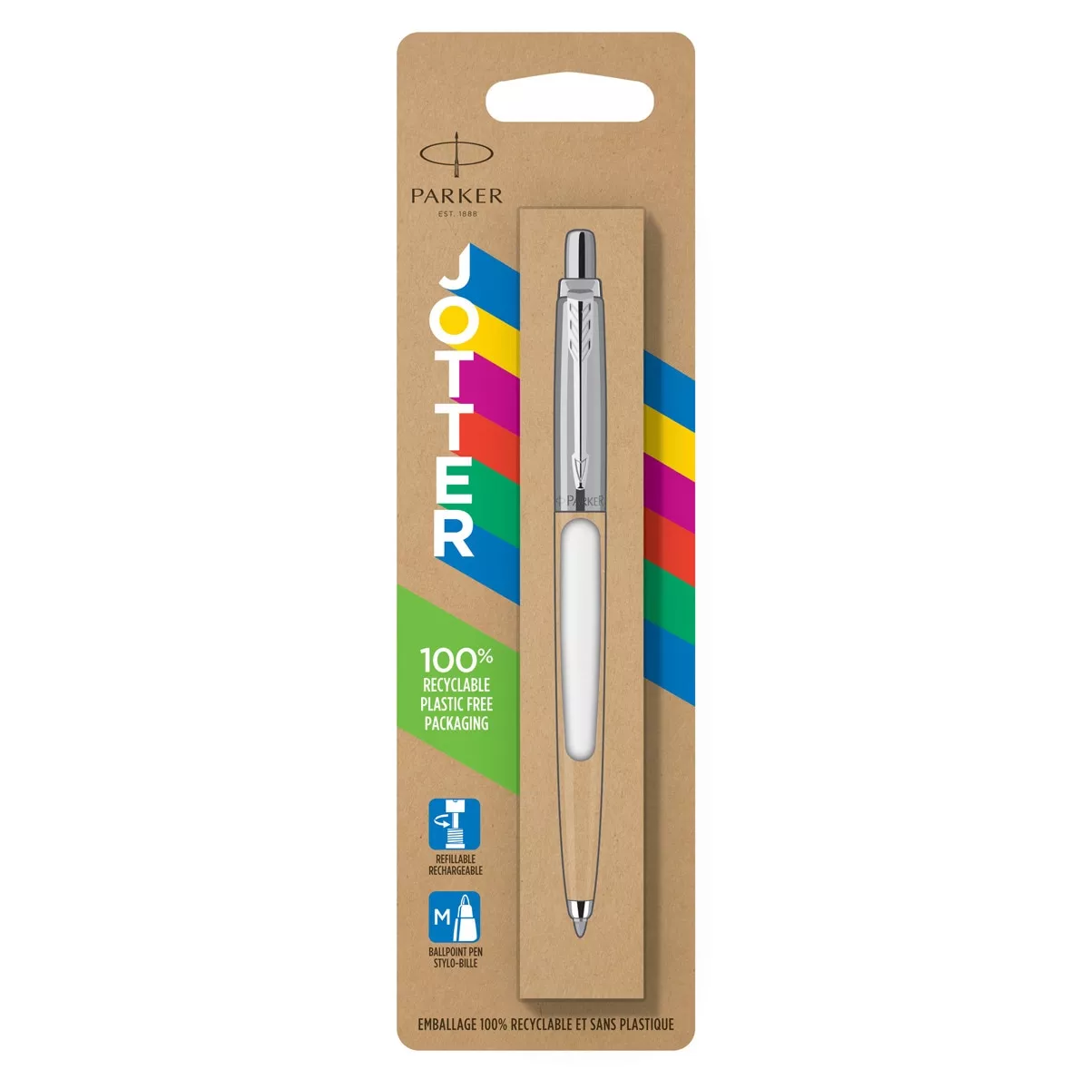 Parker - Bolígrafo Jotter Originals Pastel Blanco barato