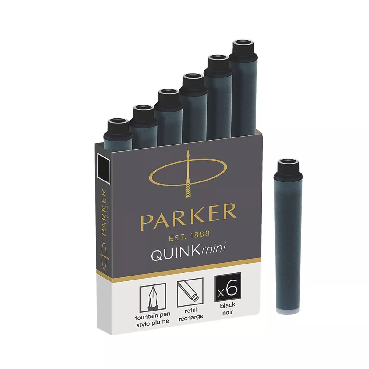 Parker - Cartuchos Cortos Negro En Oferta Parker - Cartuchos Cortos Negro Barato