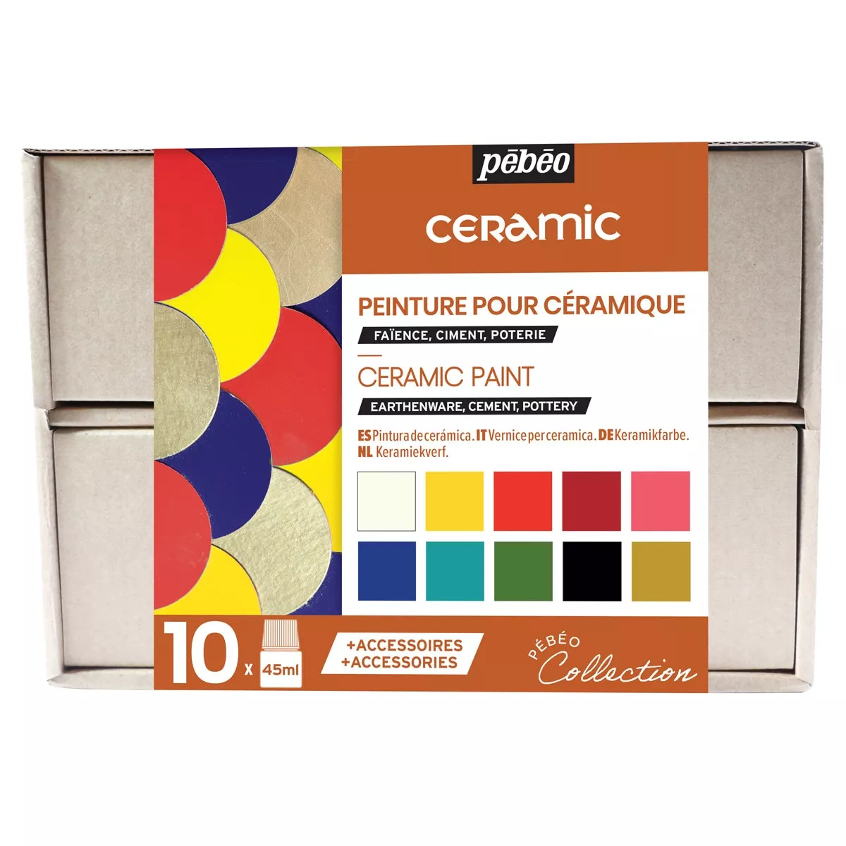 Pebeo - Kit Colección Ceramic 10X45Ml Multicolor En Oferta Pebeo - Kit Colección Ceramic 10X45Ml Multicolor Barato