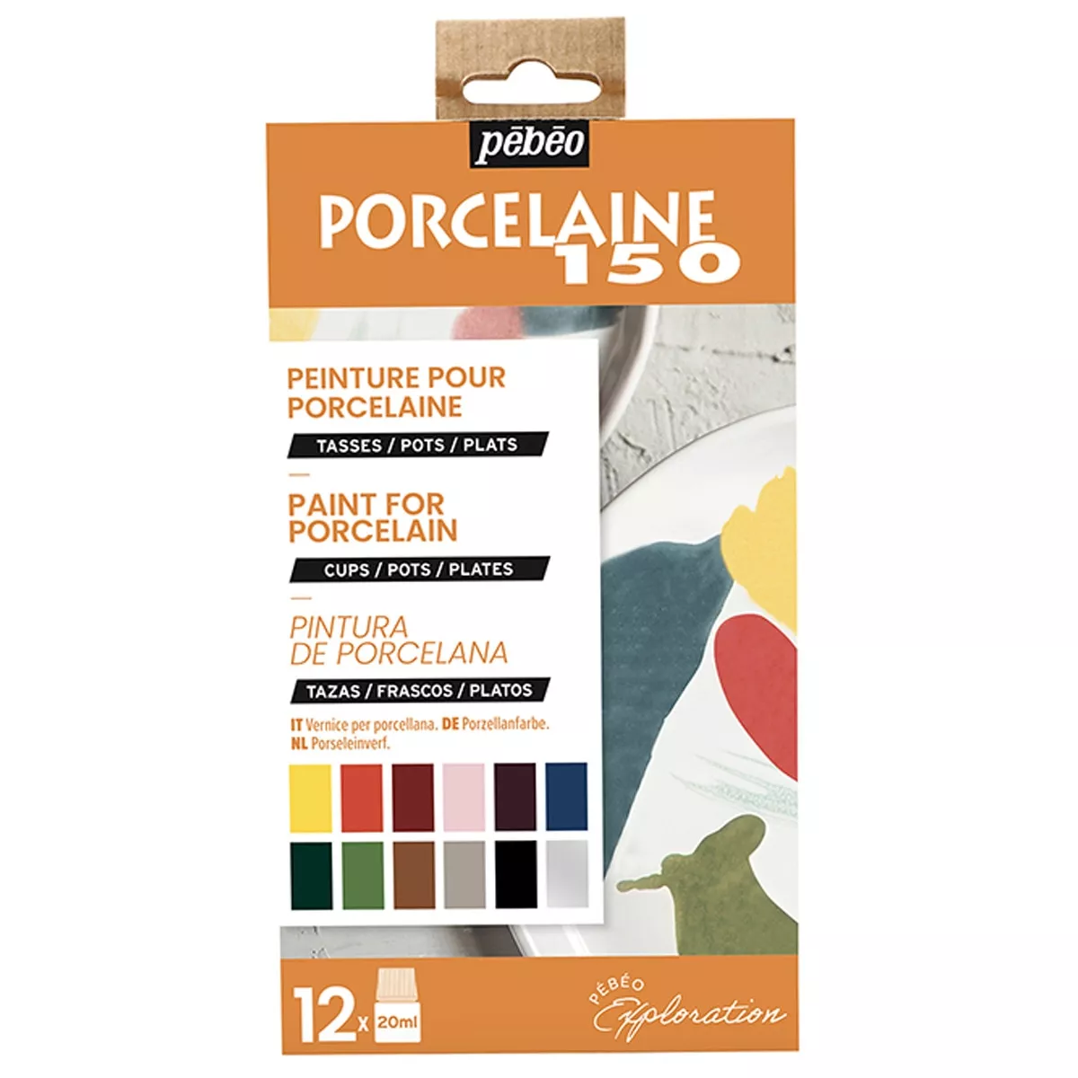 Pebeo - Kit Exploracion 2 Porcelaine150 12X20Ml Multicolor En Oferta Pebeo - Kit Exploracion 2 Porcelaine150 12X20Ml Multicolor Barato