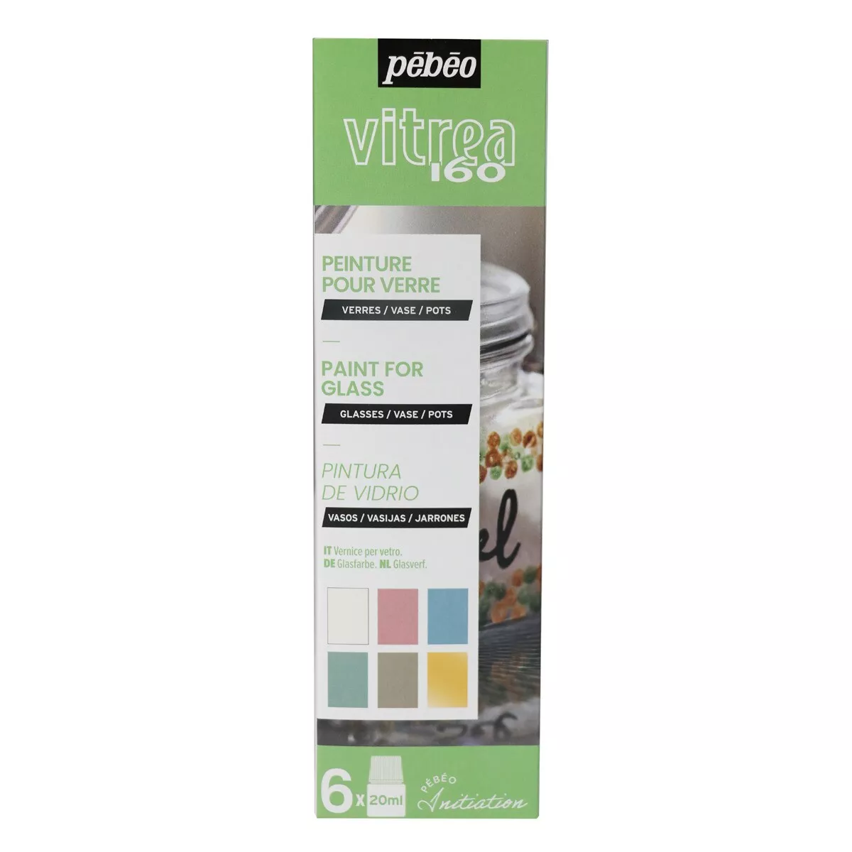 Pebeo - Kit Iniciacion Pastel Vitrea 160 6X20Ml Multicolor En Oferta Pebeo - Kit Iniciacion Pastel Vitrea 160 6X20Ml Multicolor Barato
