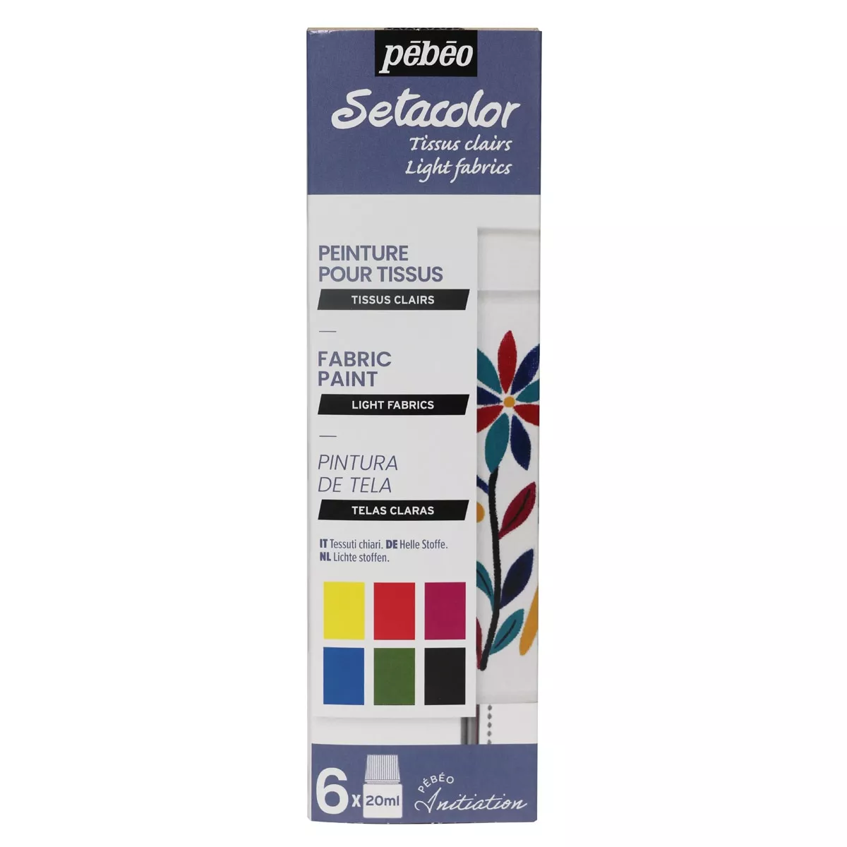 Pebeo - Kit Iniciacion Setacolor Claro 6X20Ml Mate Multicolor En Oferta Pebeo - Kit Iniciacion Setacolor Claro 6X20Ml Mate Multicolor Barato