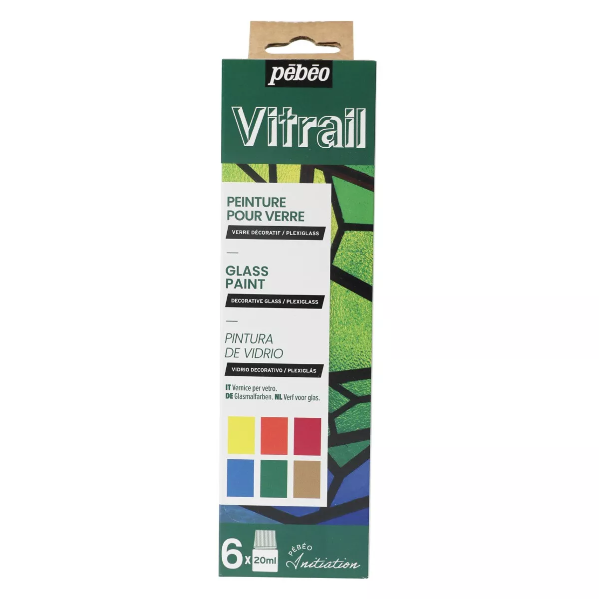 Pebeo - Kit Iniciacion Vitrail 6X20Ml Multicolor En Oferta Pebeo - Kit Iniciacion Vitrail 6X20Ml Multicolor Barato