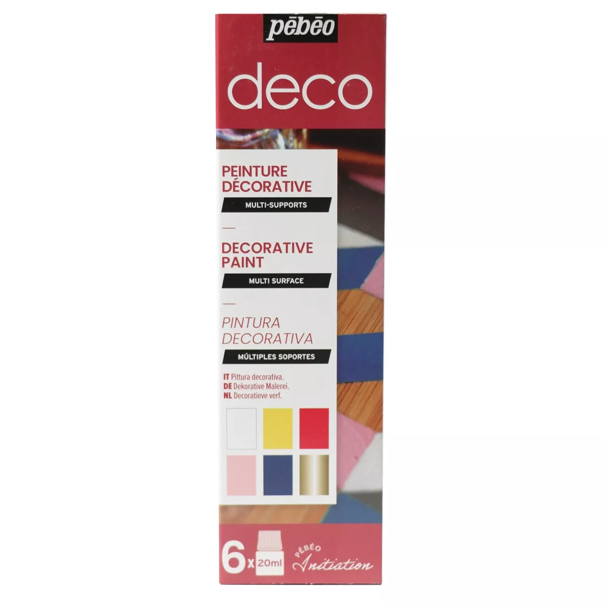 Pebeo - Kit Iniciacion Vitrea160 6X20ml Multicolor barato