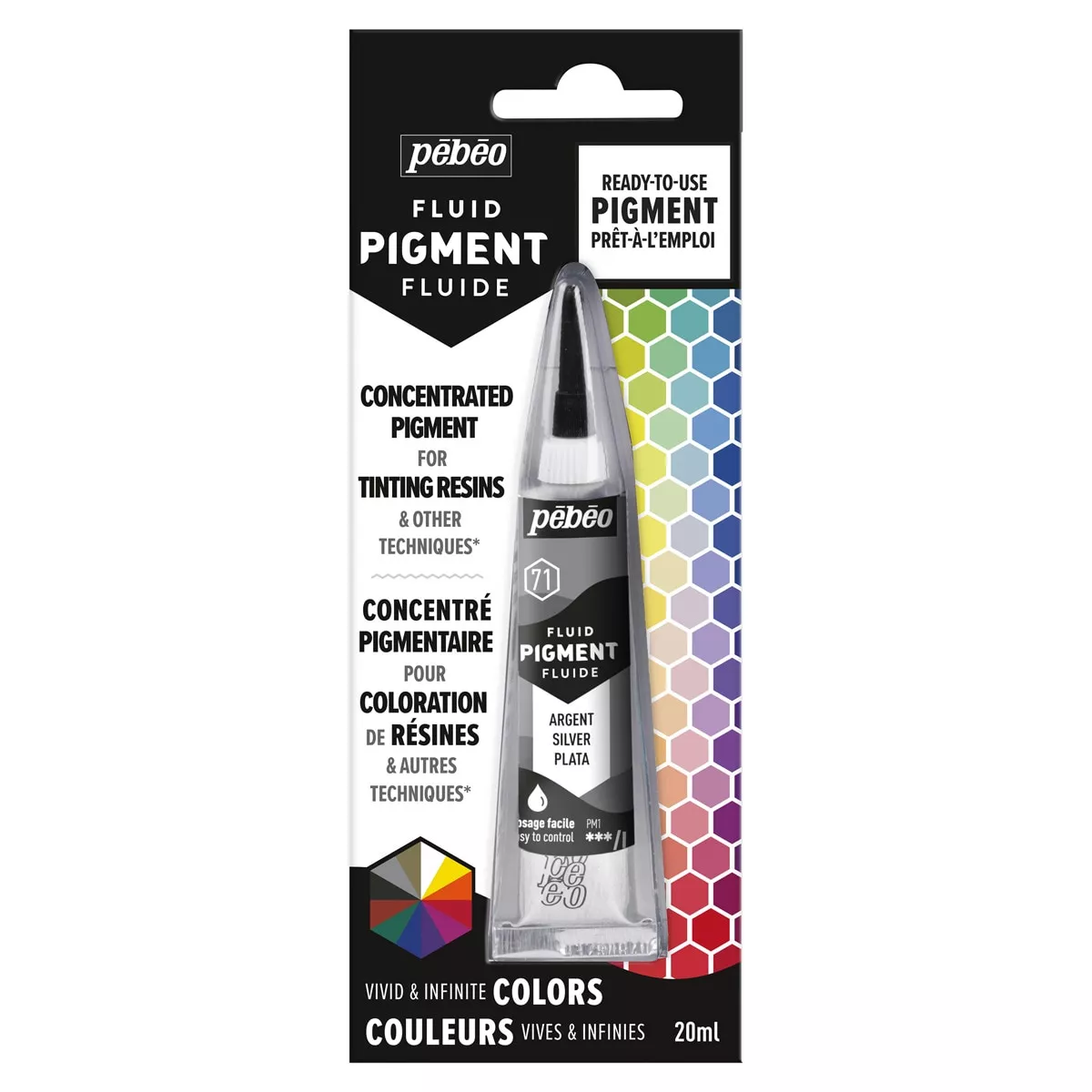 Pebeo - Pigmento Concentrado Colores Mezclables Tubo 20 Ml Plata En Oferta Pebeo - Pigmento Concentrado Colores Mezclables Tubo 20 Ml Plata Barato