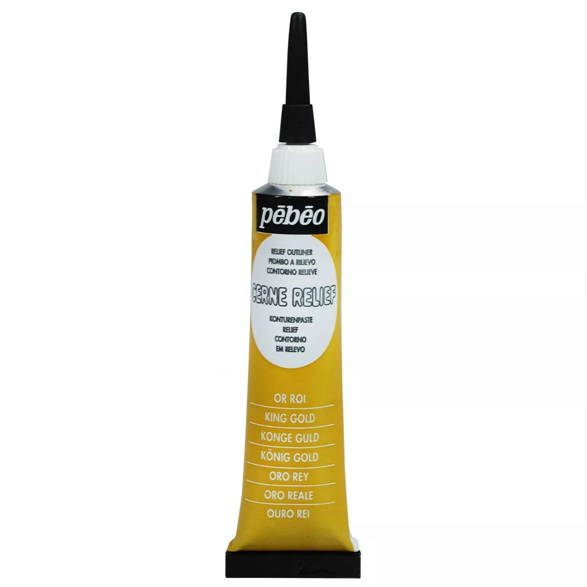 Pebeo - Tubo Cerne Relieve Para Crear Contornos Sirve Para Contener Liquidos 20mm Oro Real. barato