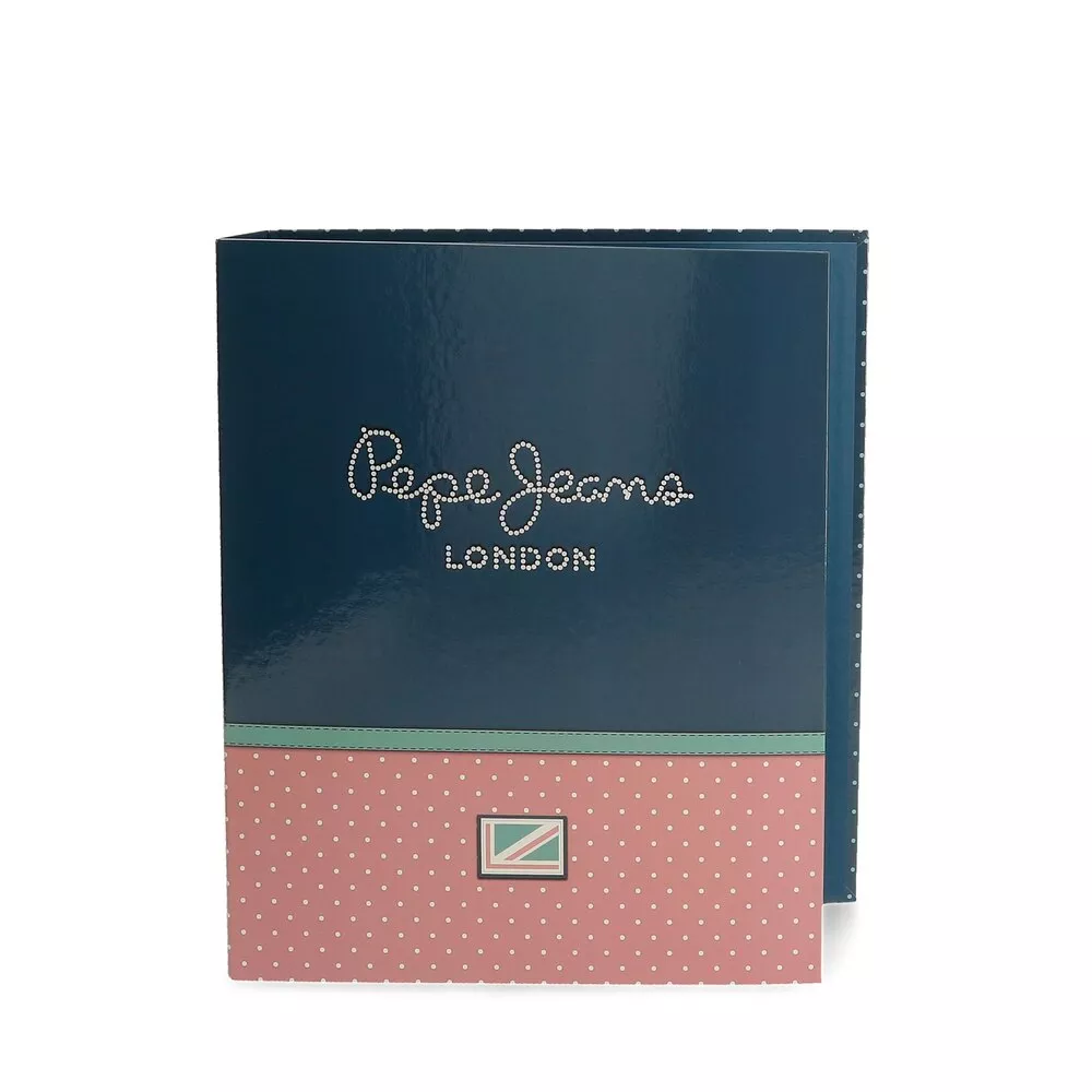 Pepe Jeans - Carpeta De Cuatro Anillas Laila De Cartón Plastificado En Oferta Pepe Jeans - Carpeta De Cuatro Anillas Laila De Cartón Plastificado Barato