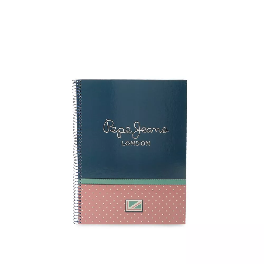 Pepe Jeans - Cuaderno A4 Laila 120 Hojas En Azul En Oferta Pepe Jeans - Cuaderno A4 Laila 120 Hojas En Azul Barato