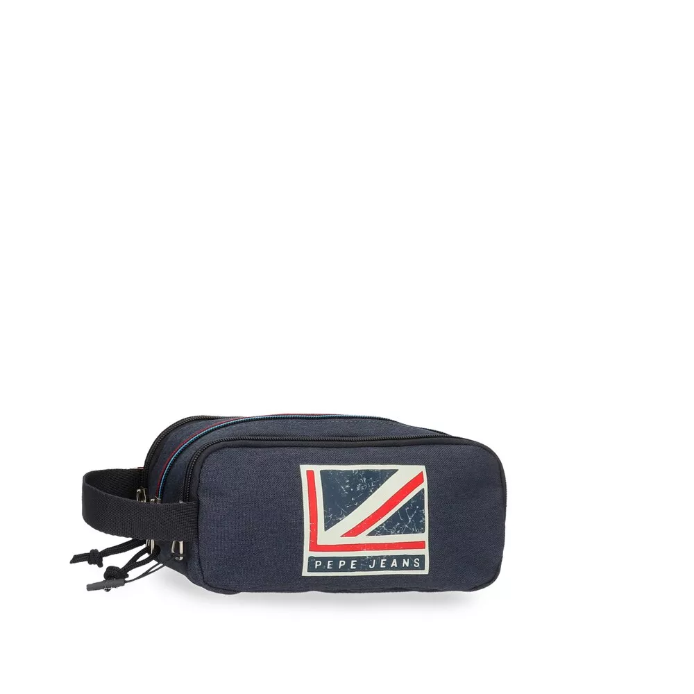 Pepe Jeans - Estuche Aidan Con Tres Compartimentos Y Cremallera barato