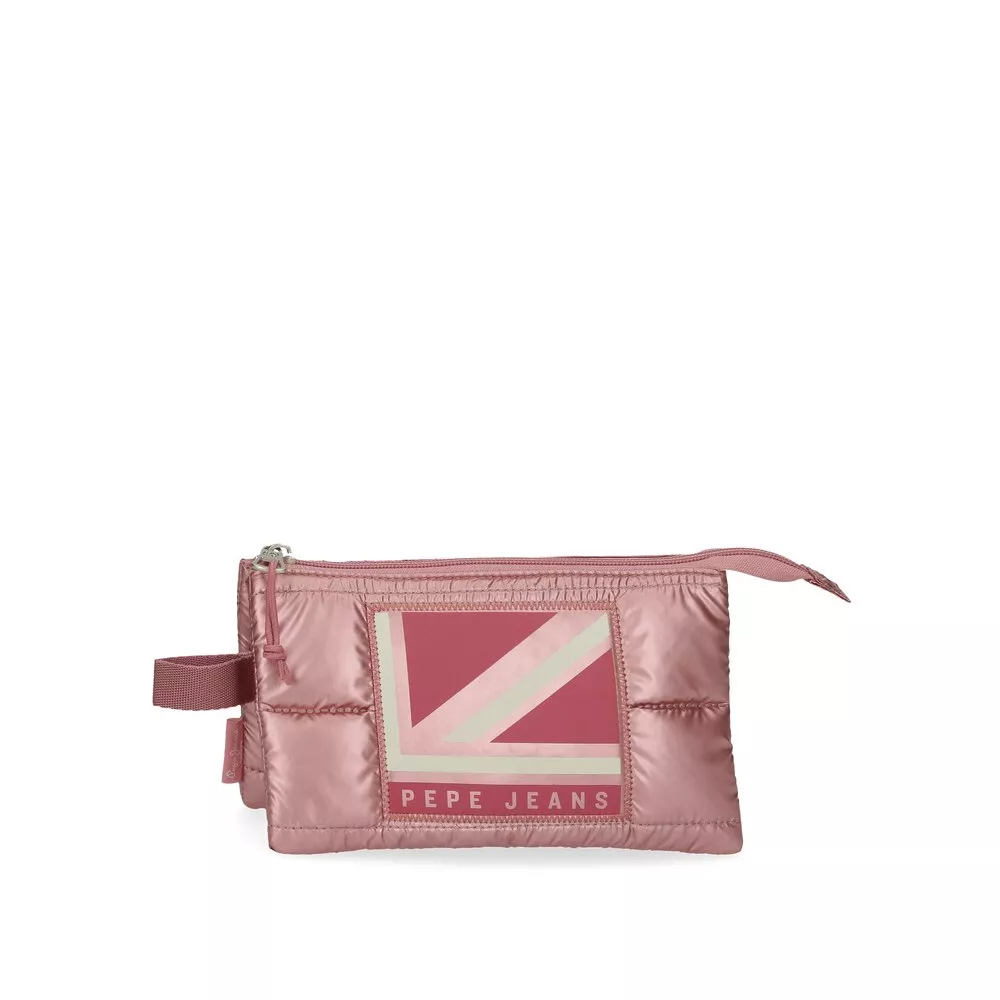 Pepe Jeans - Estuche Carol Con Tres Compartimentos Y Asa Para Colgar barato