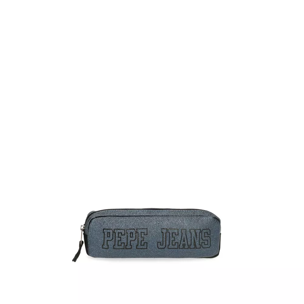 Pepe Jeans - Estuche Chemistry Azul Brillante Con Cierre Cremallera barato